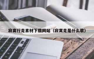 庆阳寂寞行走素材下载网站（寂寞走是什么歌）